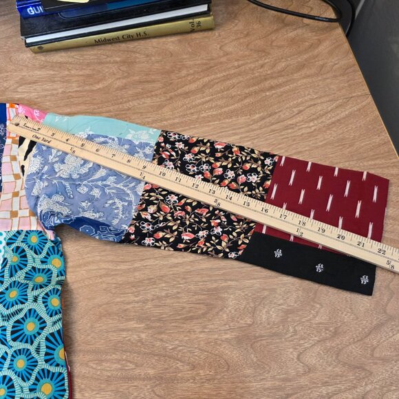 Ashley Taylor Women's Patchwork Jacket Multicolor One Size Fits Large XLarge - Picture 14 of 15